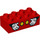 LEGO Duplo Brique 2 x 4 avec 2 Jaune Buttons et Mickey Mouse Mains (3011 / 43815)