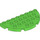 LEGO Duplo Vert clair assiette 8 x 4 Semicircle (29304)