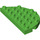 LEGO Duplo Vert clair assiette 8 x 4 Semicircle (29304)
