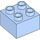 LEGO Duplo Bleu clair brillant Brique 2 x 2 (3437 / 89461)