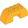 LEGO Duplo Orange clair brillant Arche
 Brique 2 x 6 x 2 Incurvé (11197)