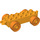 LEGO Duplo Helles Licht Orange Chassis 2 x 6 mit Orange Räder (2312 / 14639)