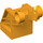 LEGO Duplo Orange clair brillant Pick-En haut Grue Bras (double renfort) (15450)