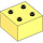 LEGO Duplo Jaune clair brillant Brique 2 x 2 (3437 / 89461)