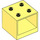 LEGO Duplo Bright Light Yellow Drawer 2 x 2 x 28.8 (4890)