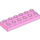 LEGO Duplo Fel roze Plaat 2 x 6 (98233)