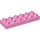 LEGO Duplo Fel roze Plaat 2 x 6 (98233)
