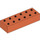 LEGO Duplo Helder roodachtig oranje Steen 2 x 6 (2300)