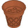 LEGO Duplo Dark Orange Ice Cream Cone (15577)
