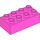 LEGO Duplo Donkerroze Steen 2 x 4 (3011 / 31459)