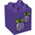 LEGO Duplo Dark Purple Duplo Brick 2 x 2 x 2 with Plums (19416 / 31110)