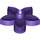 LEGO Duplo Dark Purple Flower with 5 Angular Petals (6510 / 52639)