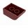 LEGO Duplo Donkerrood Steen 2 x 3 met Gebogen bovenkant (2302)