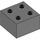 LEGO Duplo Gris pierre foncé Brique 2 x 2 (3437 / 89461)