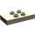 LEGO Duplo Dunkel Beige Fliese 2 x 4 x 0.33 mit 4 Center Bolzen (Dick) (6413)