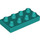LEGO Duplo Donker Turquoise Plaat 2 x 4 (4538 / 40666)