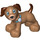 LEGO Duplo Hund mit Paw-Print Harness (26130)