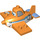 LEGO Duplo Dusty Flugzeug mit Schwarz Number 7 (17237)