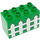 Duplo Green Brick 2 x 4 x 2 with white picket fence (31111)