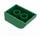 LEGO Duplo Groen Steen 2 x 3 met Gebogen bovenkant (2302)