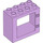 LEGO Duplo Lavendel Deur Kader 2 x 4 x 3 met vlakke rand (61649)