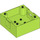 Duplo Lime Box with Handle 4 x 4 x 1.5 (18016 / 47423)