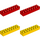 LEGO Duplo Lange Beams 2 x 8 rot und Gelb 5088