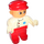 LEGO Duplo Male Medic with Red Cap