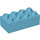 LEGO Duplo Medium azuurblauw Steen 2 x 4 (3011 / 31459)