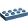 LEGO Duplo Medium blauw Plaat 2 x 4 (4538 / 40666)