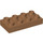LEGO Duplo Mittleres dunkles Fleisch Duplo Platte 2 x 4 (4538 / 40666)