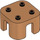 LEGO Duplo Medium Donker Vleeskleurig Stool (65273)