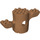 LEGO Duplo Mittleres dunkles Fleisch Baum Trunk 4 x 10 x 4 (84191)