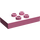 LEGO Duplo Medium Dark Pink Tile 2 x 4 x 0.33 with 4 Center Studs (Thick) (6413)