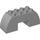 LEGO Duplo Gris pierre moyen Arche
 Brique 2 x 6 x 2 Incurvé (11197)