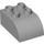 LEGO Duplo Medium Stone Gray Duplo Brick 2 x 3 with Curved Top (2302)
