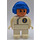 LEGO Duplo Racer, White Overalls with Blue Helmet Duplo Figure