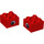 LEGO Duplo Red Brick 2 x 2 with Eye (10517 / 10518)