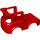 LEGO Duplo rouge Châssis 4 x 8 x 3.5 Firetruck avec rouge et Jaune headlights (43590)
