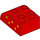 LEGO Duplo rouge Duplo Brique 2 x 3 avec Haut incurvé avec Jaune seeds La gauche (2302 / 73346)