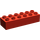 LEGO Duplo Rood Steen 2 x 6 (2300)