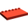 LEGO Duplo rouge Tuile 4 x 6 avec Goujons sur Bord (31465)