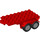 LEGO Duplo rouge Truck Trailer Assembly (25081)
