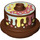 LEGO Duplo Brun rougeâtre Cake (66008)