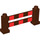 Duplo Reddish Brown Fence 1 x 6 x 2 (31021 / 31044)