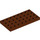 LEGO Duplo Brun rougeâtre assiette 4 x 8 (4672 / 10199)
