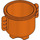 LEGO Duplo Reddish Orange Pot (5729)