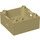 Duplo Tan Box with Handle 4 x 4 x 1.5 (18016 / 47423)