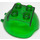 LEGO Duplo Transparent Green ball tube cover top with hinge