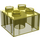LEGO Duplo Transparent Yellow Brick 2 x 2 (3437 / 89461)
